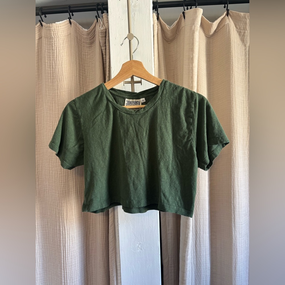 Jungmaven Green Crop Top